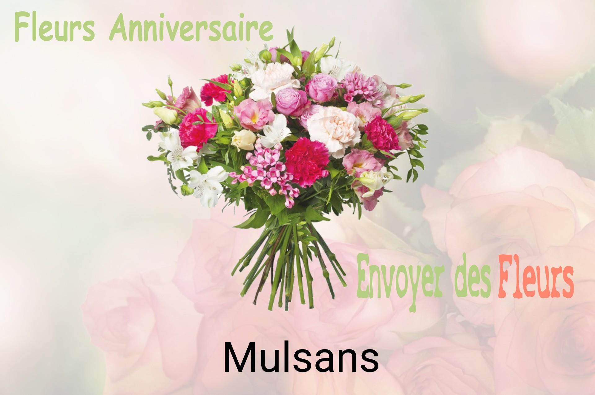 Bouquet de fleurs d’anniversaire livré à Mulsans